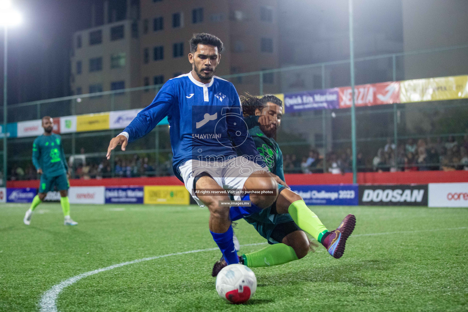 Th. Thimarafushi vs Th. Kinbidhoo in Day 12 of Golden Futsal Challenge 2023 on 16 February 2023 in Hulhumale, Male, Maldives