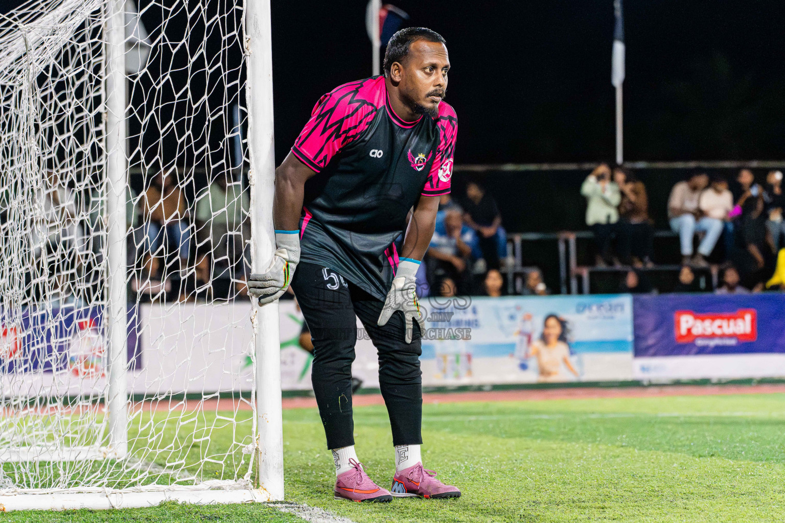 Goalhians VS Foemathi in Day 4 - Fonadhoo Youth Futsal Challenge 2025 held in Fonadhoo Futsal Stadium, L. Fonadhoo, Maldives on Wednesday, 29th October 2025 Photos: Arif Rasheed / images.mv