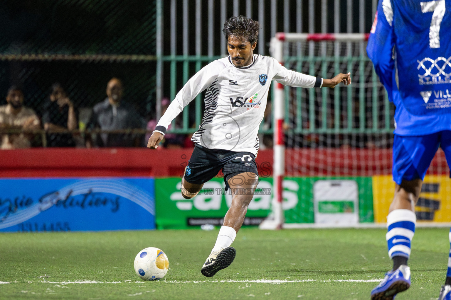 AA Mathiveri vs AA Himandhoo in Day 11 of Golden Futsal Challenge 2025 was held on Wednesday, 15th January 2025, in Hulhumale', Maldives Photos: Mohamed Mahfooz Moosa / images.mv