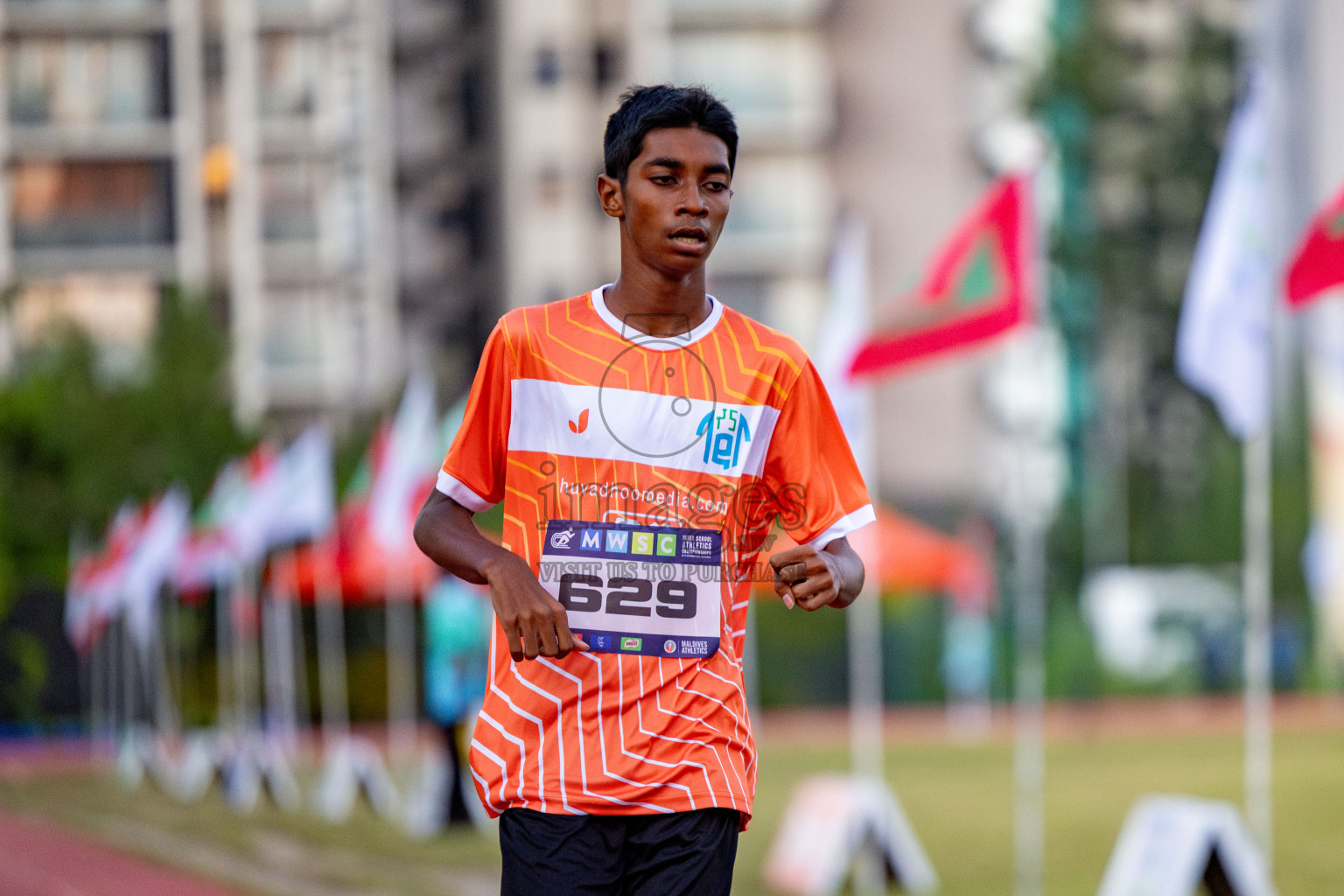 Day 1 of MWSC Interschool Athletics Championships 2024 held in Hulhumale Running Track, Hulhumale, Maldives on Saturday, 9th November 2024. 
Photos by: Hassan Simah / Images.mv