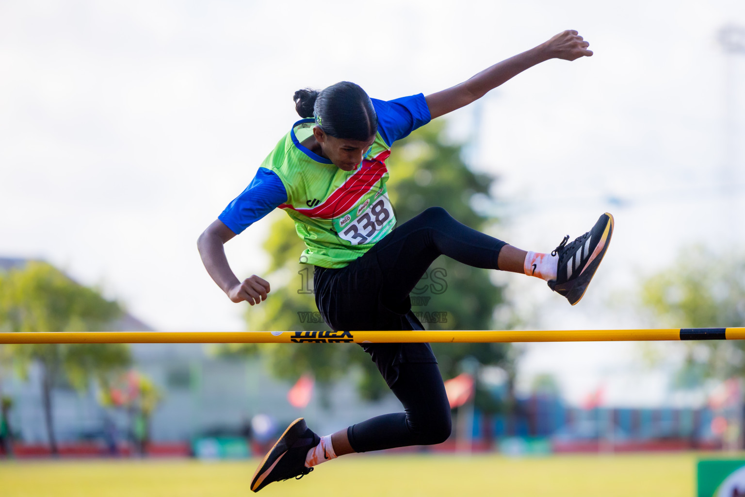 Day 2 of 12th Milo Association Championships was held in Ekuveni Track at Male', Maldives on Friday, 25th April 2025. Photos: Nausham Waheed / images.mv