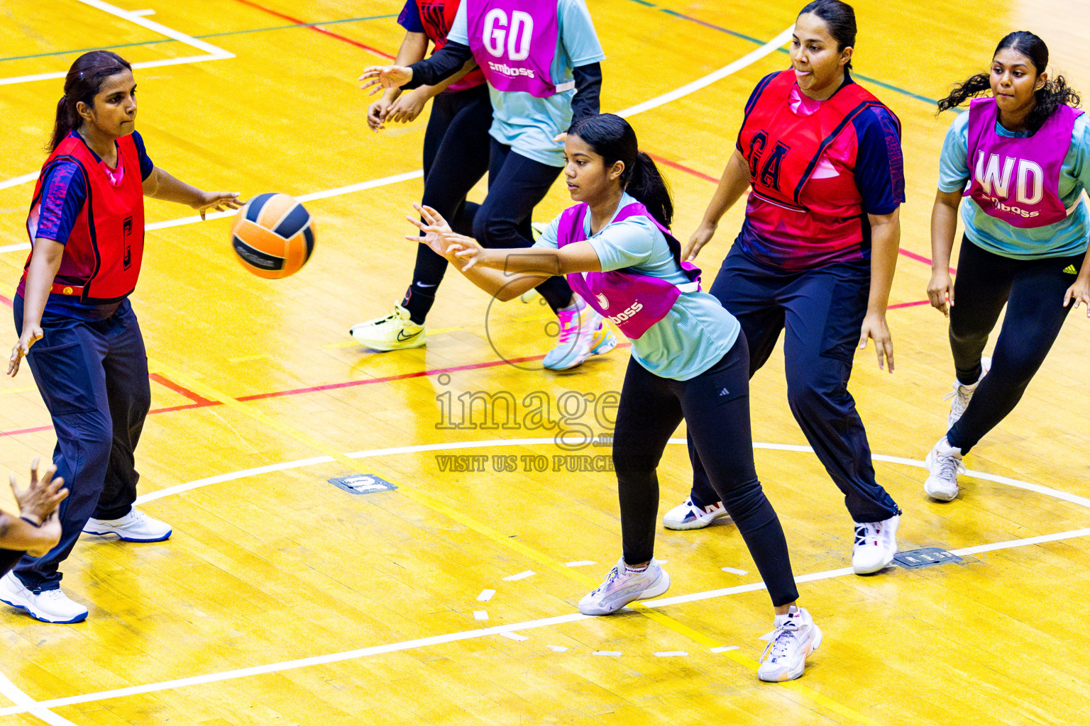 MV Netters vs Club Matrix in Day 4 of 21st National Netball Tournament was held in Social Canter at Male', Maldives on Sunday, 19th May 2024. Photos: Nausham Waheed / images.mv