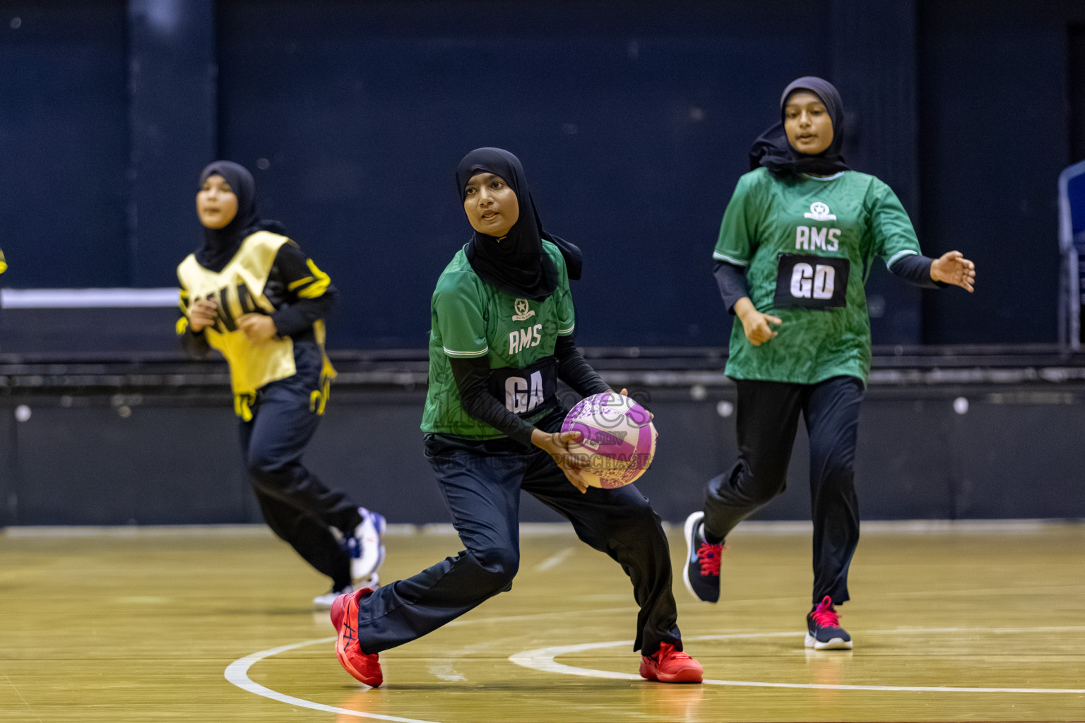 Day 8 of 26th Inter-School Netball Tournament 2025 was held in Social Center Indoor Hall on Sunday, 26th October 2025. Photos: Hassan Simah / images.mv