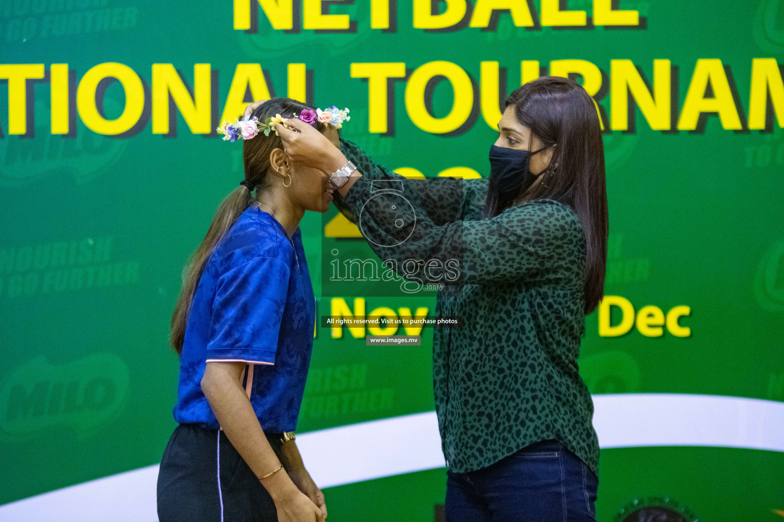 Kulhudhuffushi Youth & R.C vs Club Green Streets in the Finals of Milo National Netball Tournament 2021 (Women's) held on 5th December 2021 in Male', Maldives Photos: Ismail Thoriq / images.mv