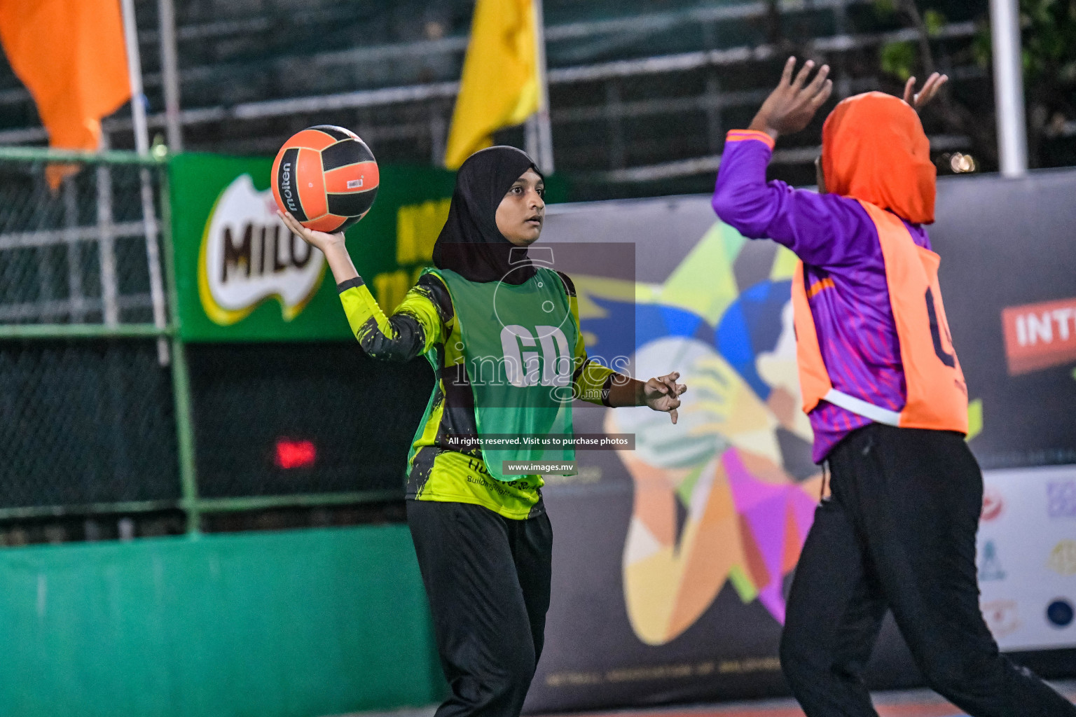 Day 3 of 23rd Inter-School Netball Tournament was held in Male', Maldives on 24th October 2022. Photos: Nausham Waheed / images.mv