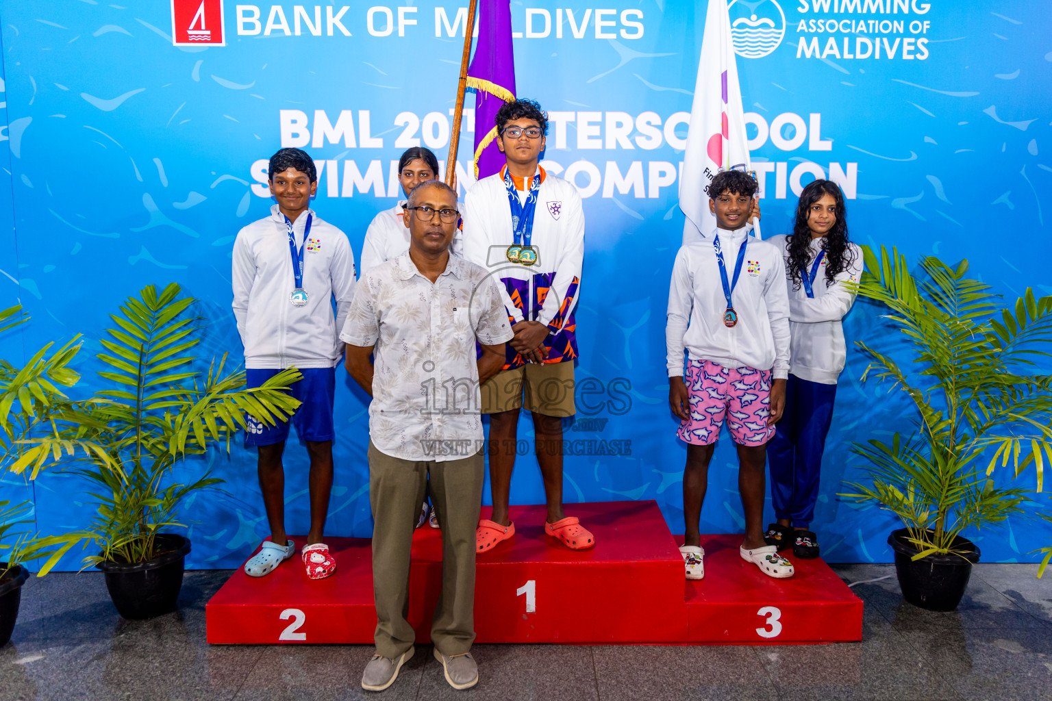 Day 5 of 20th Inter-school Swimming Competition 2024 held in Hulhumale', Maldives on Wednesday, 16th October 2024. Photos: Nausham Waheed / images.mv