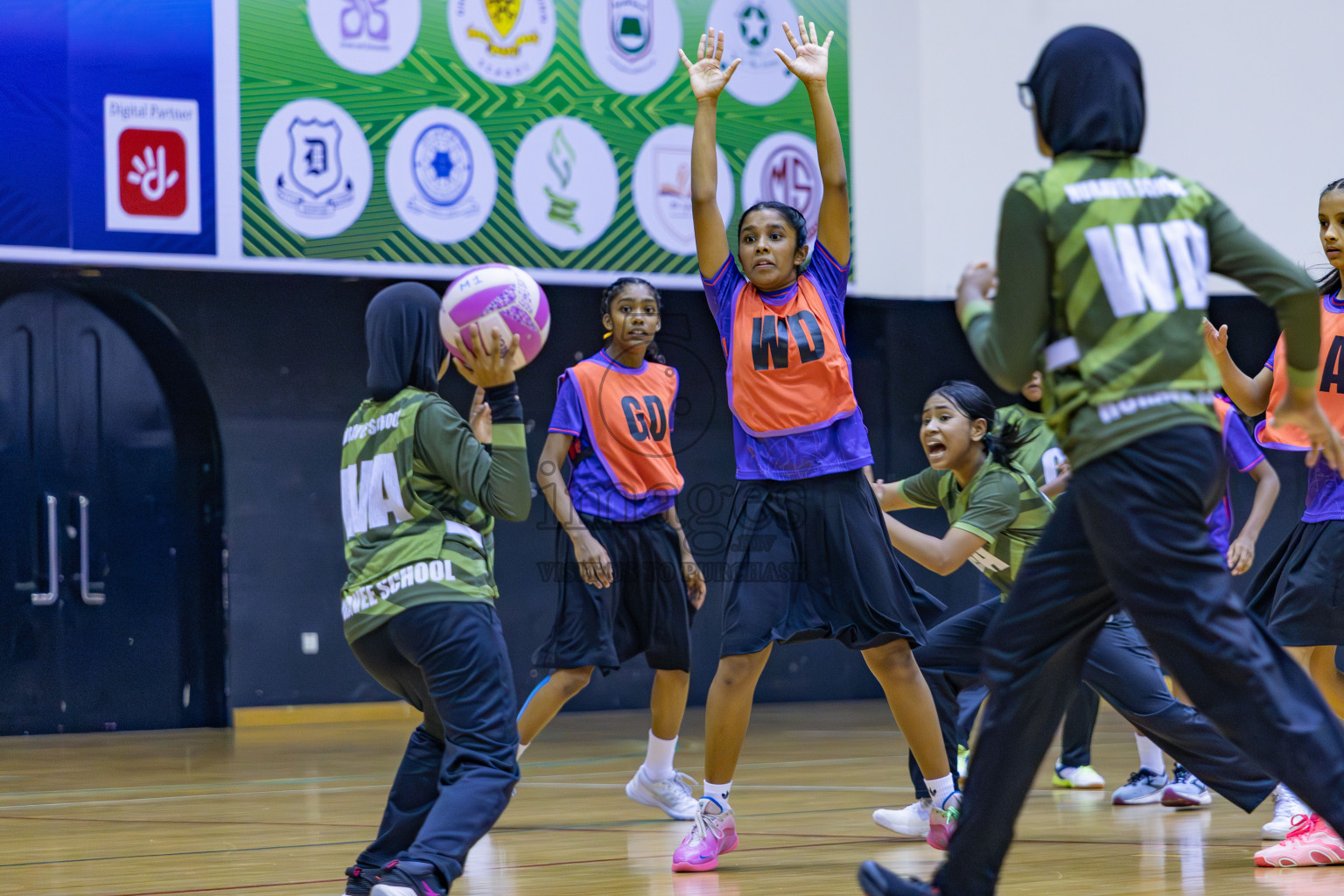 Finals of 26th Inter-School Netball Tournament 2025 was held in Social Center Indoor Hall on Saturday, 8th November 2025. Photos: Areef Adam / images.mv