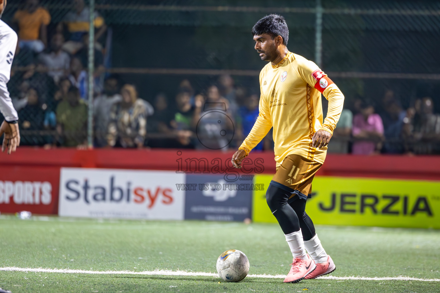 N Holhudhoo vs N Miladhoo in Noonu Atoll Final in Day 24 of Golden Futsal Challenge 2025 was held on Tuesday , 28th January 2025, in Hulhumale', Maldives. Photos: Ismail Thoriq / images.mv