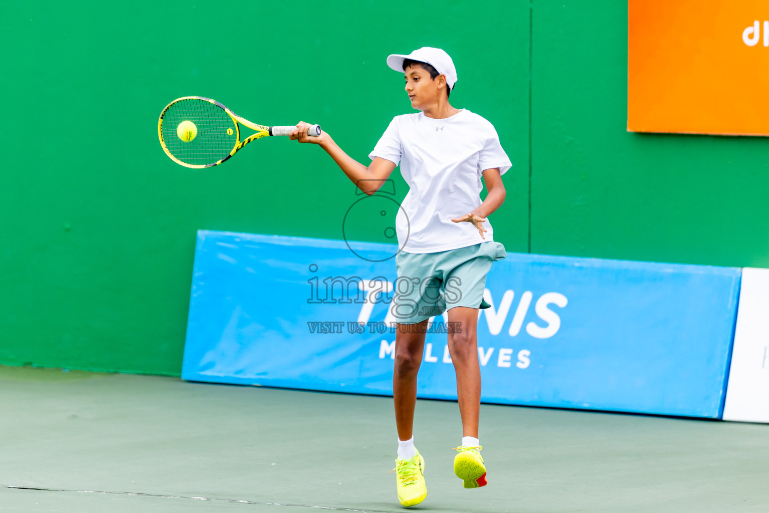 Day 6 of ATF Maldives Junior Open Tennis was held in Male' Tennis Court, Male', Maldives on Tuesday, 17th December 2024. Photos: Nausham Waheed/ images.mv