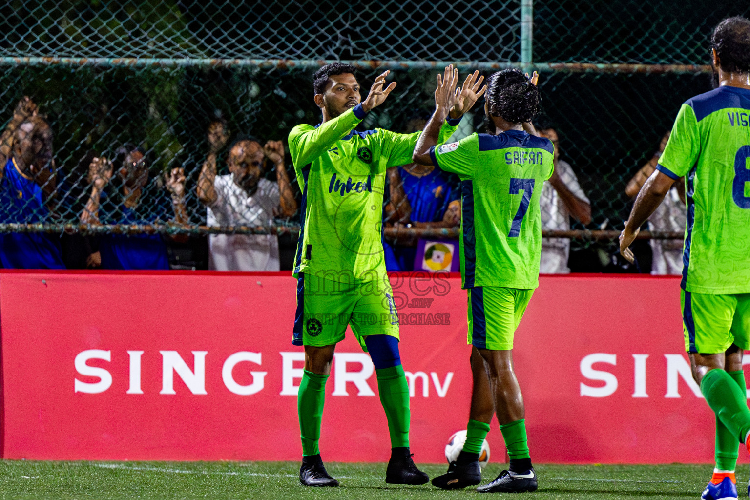 Customs rc vs Club Immigration in Club Maldives Cup 2024 held in Rehendi Futsal Ground, Hulhumale', Maldives on Wednesday, 2nd October 2024. Photos: Nausham Waheed / images.mv