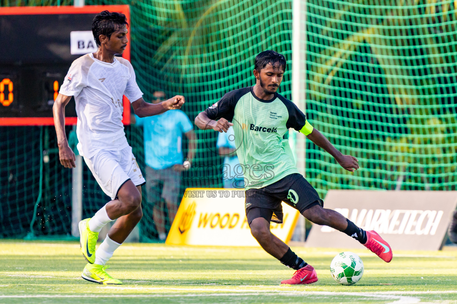 Conrad vs Barcelo in Day 1 of Resort League 2025 (Ari Zone) was held on Friday, 20th June 2025 in Conrad Maldives Rangali Island, Alif Dhaalu Atoll, Maldives. Photos: Nausham Waheed / images.mv