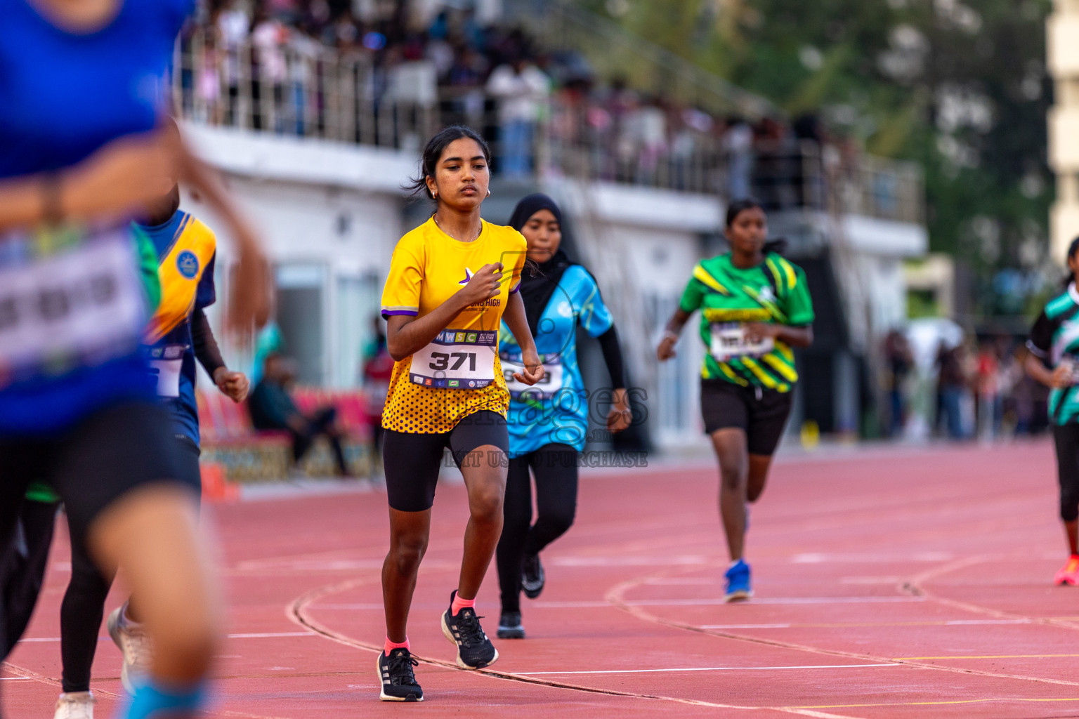 Day 2 of MWSC Interschool Athletics Championships 2024 held in Hulhumale Running Track, Hulhumale, Maldives on Sunday, 10th November 2024. Photos by: Ayaan / Images.mv