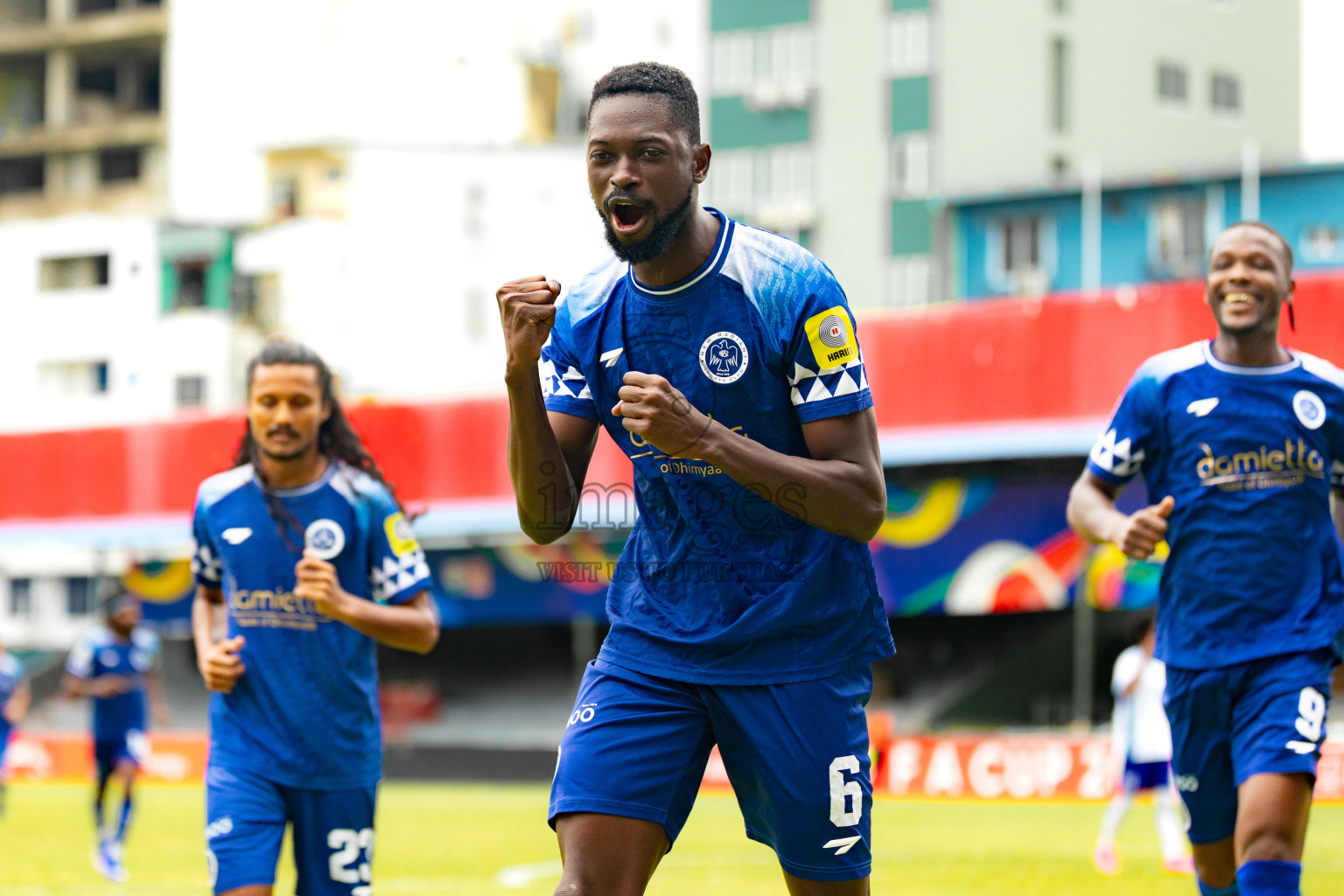 Blue Sports Club vs New Radiant Sports Club in the Semi final of FA Cup 2026 was held in National Football Stadium, Male' Maldives on Wednesday, 15th April 2026. Photos: Areef Adam / images.mv