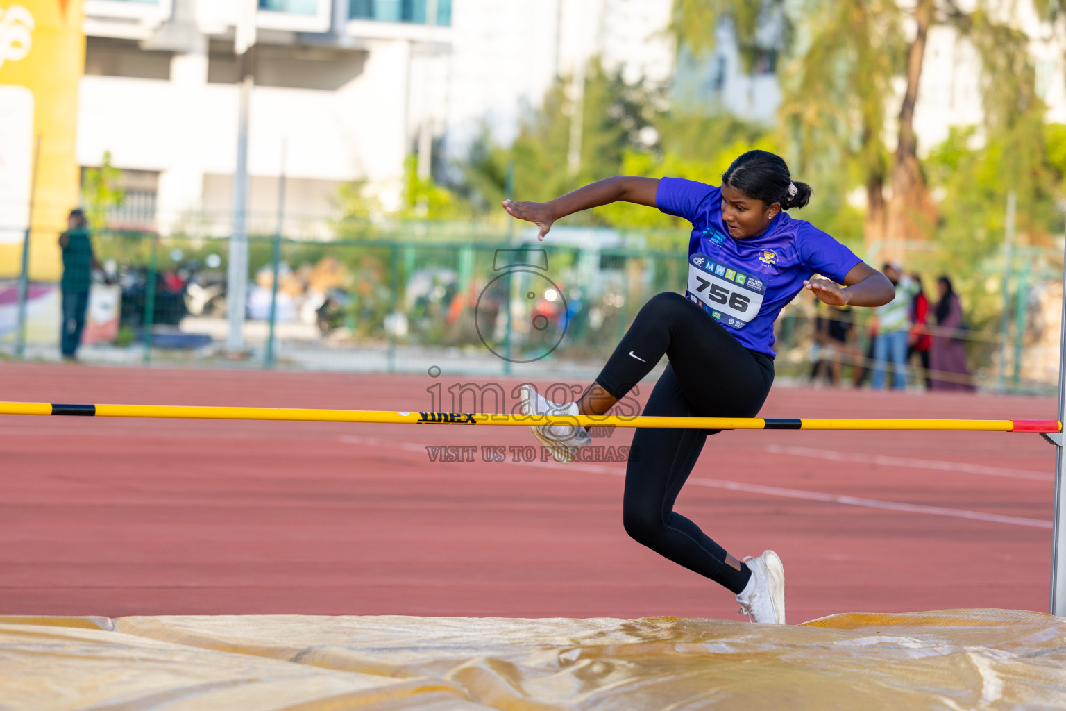 Day 4 of MWSC Interschool Athletics Championships 2024 held in Hulhumale Running Track, Hulhumale, Maldives on Tuesday, 12th November 2024. Photos by: Ismail Thoriq / Images.mv