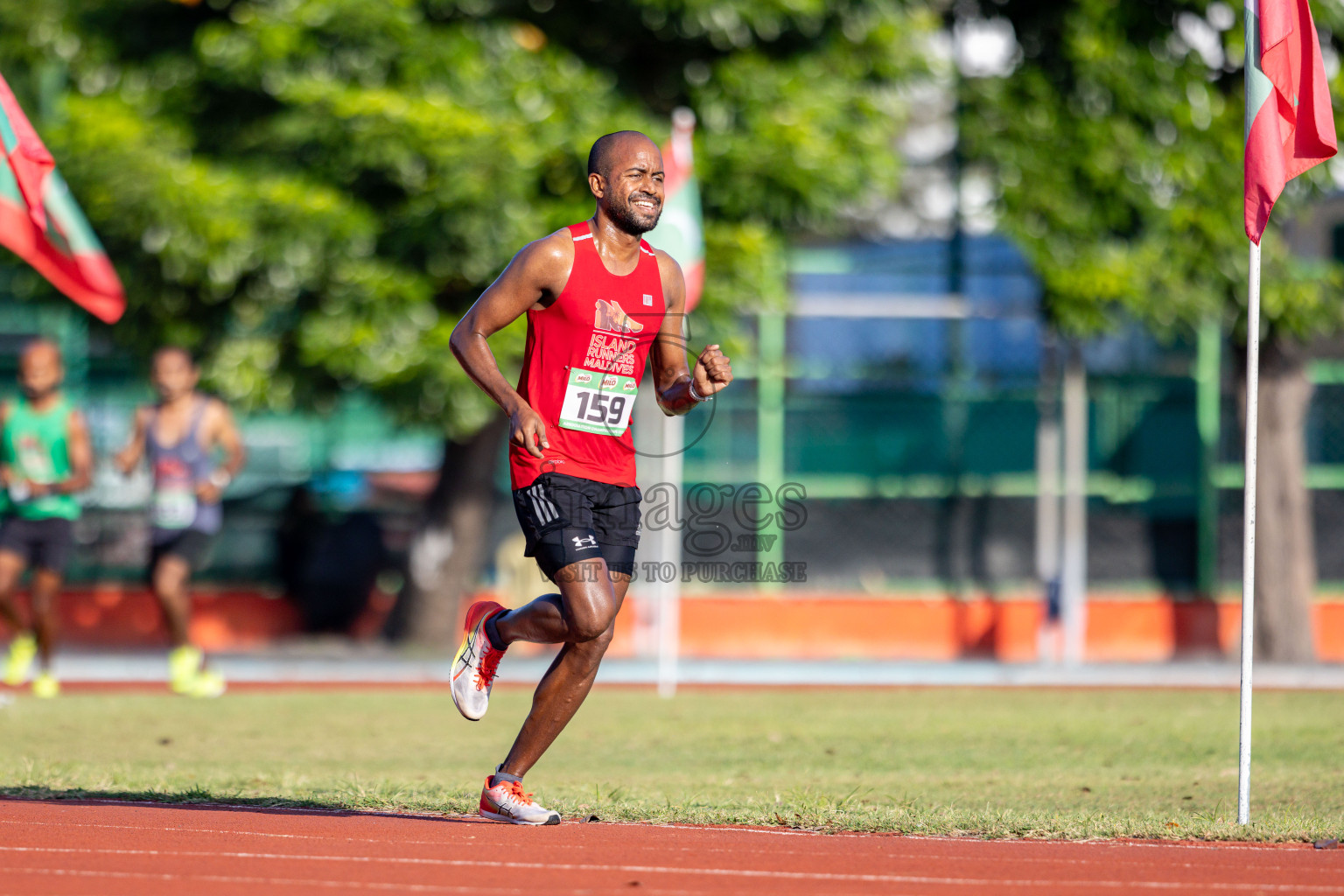 Day 2 of 12th Milo Association Championships was held in Ekuveni Track at Male', Maldives on Friday, 25th April 2025. 
Photos: Hassan Simah / images.mv