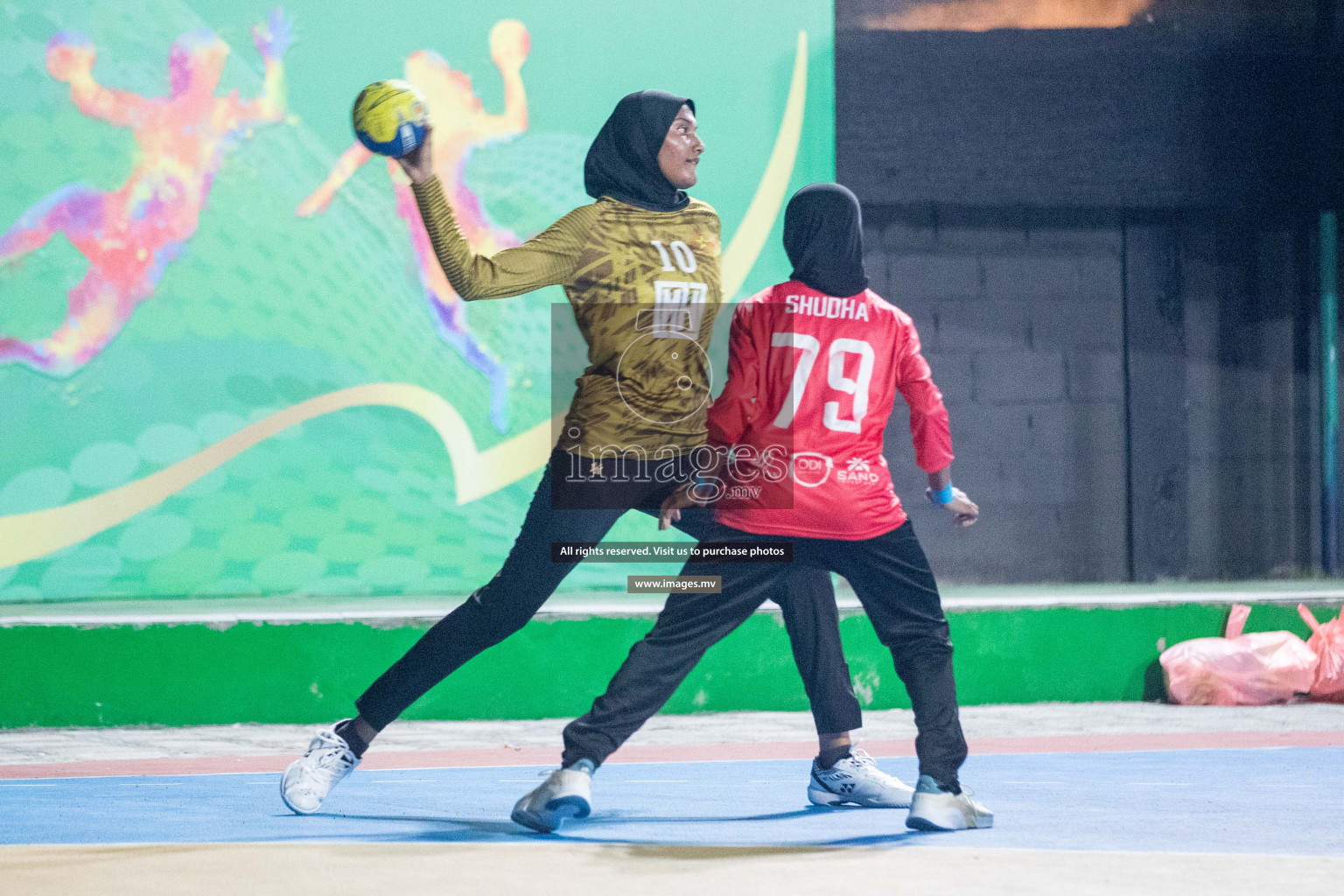 Day 6 of 6th MILO Handball Maldives Championship 2023, held in Handball ground, Male', Maldives on Thursday, 25th May 2023 Photos: Shuu Abdul Sattar/ Images.mv