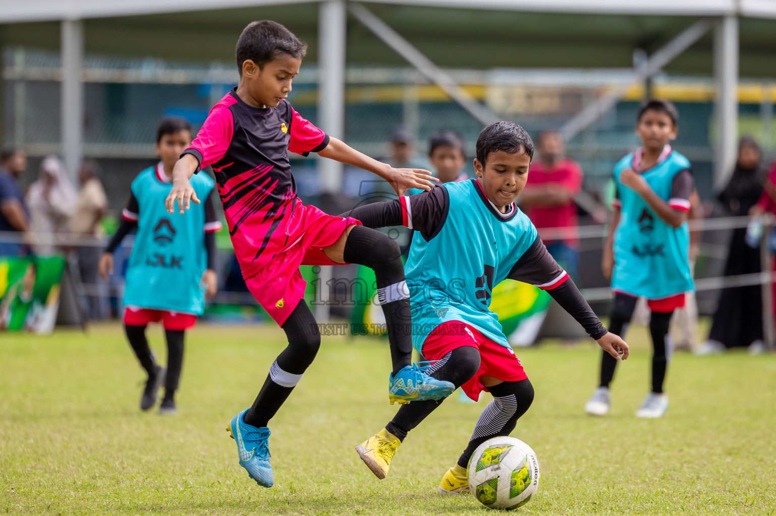 Day 1 of MILO Academy Championship 2024 - U12 was held at Henveiru Grounds in Male', Maldives on Thursday, 4th July 2024. Photos: Shuu Abdul Sattar / images.mv