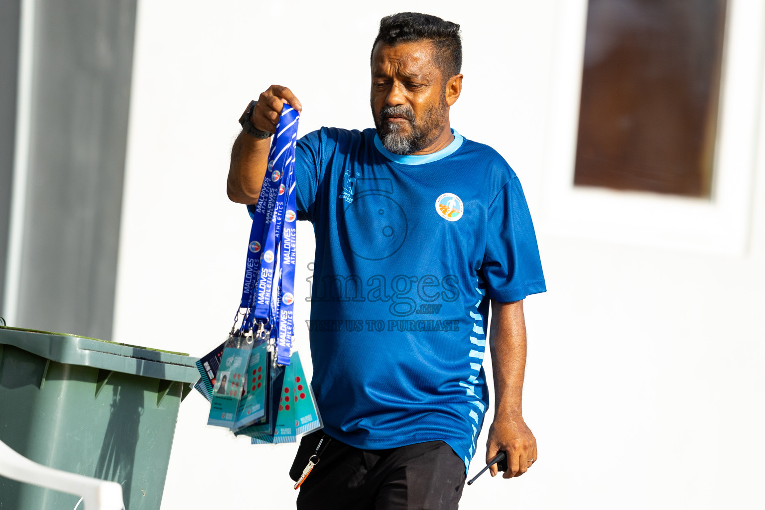 Day 1 of MWSC Interschool Athletics Championships 2024 held in Hulhumale Running Track, Hulhumale, Maldives on Saturday, 9th November 2024. 
Photos by: Ismail Thoriq / images.mv