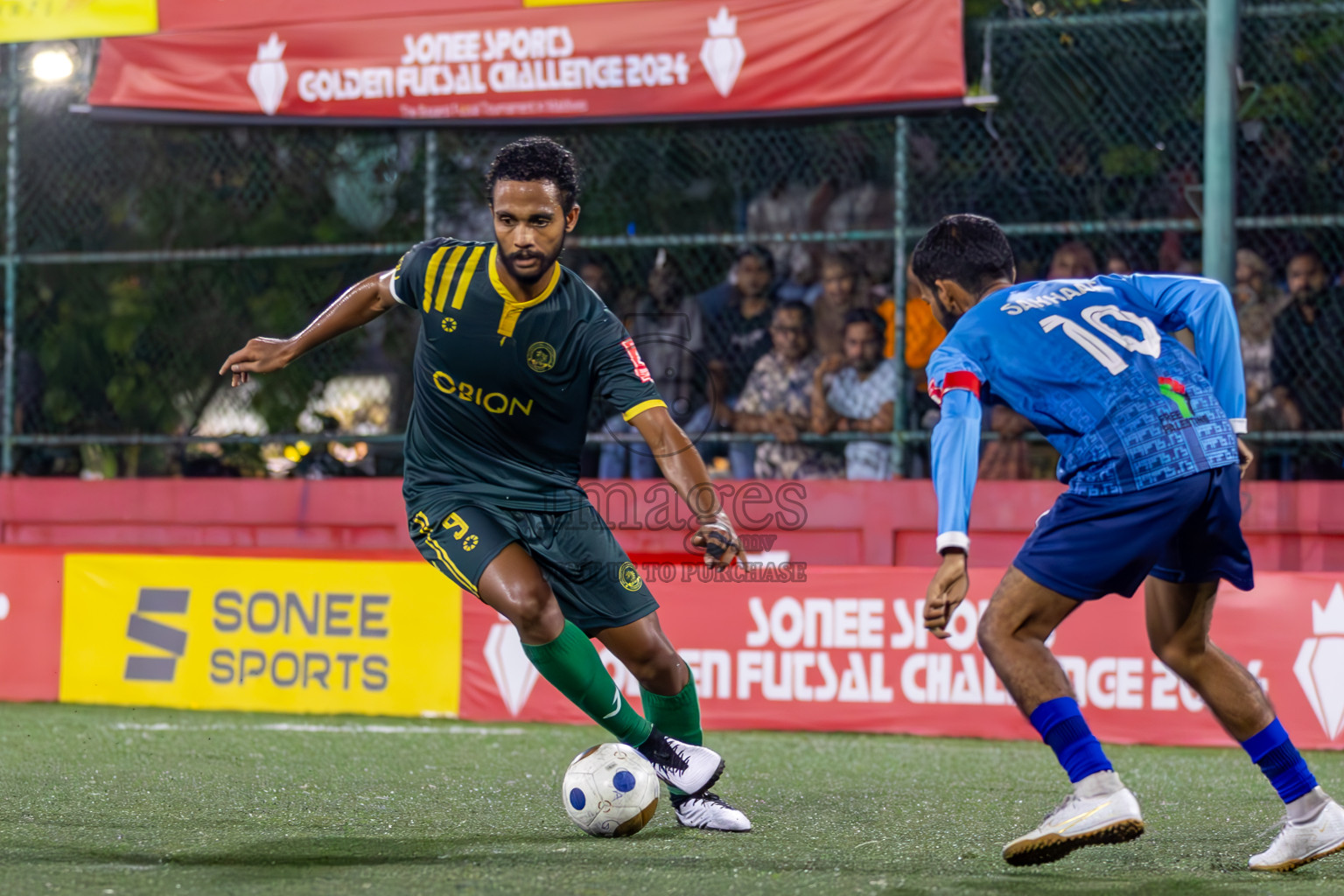 Dhandimagu vs GA Gemanafushi on Day 37 of Golden Futsal Challenge 2024 was held on Thursday, 22nd February 2024, in Hulhumale', Maldives
Photos: Ismail Thoriq / images.mv