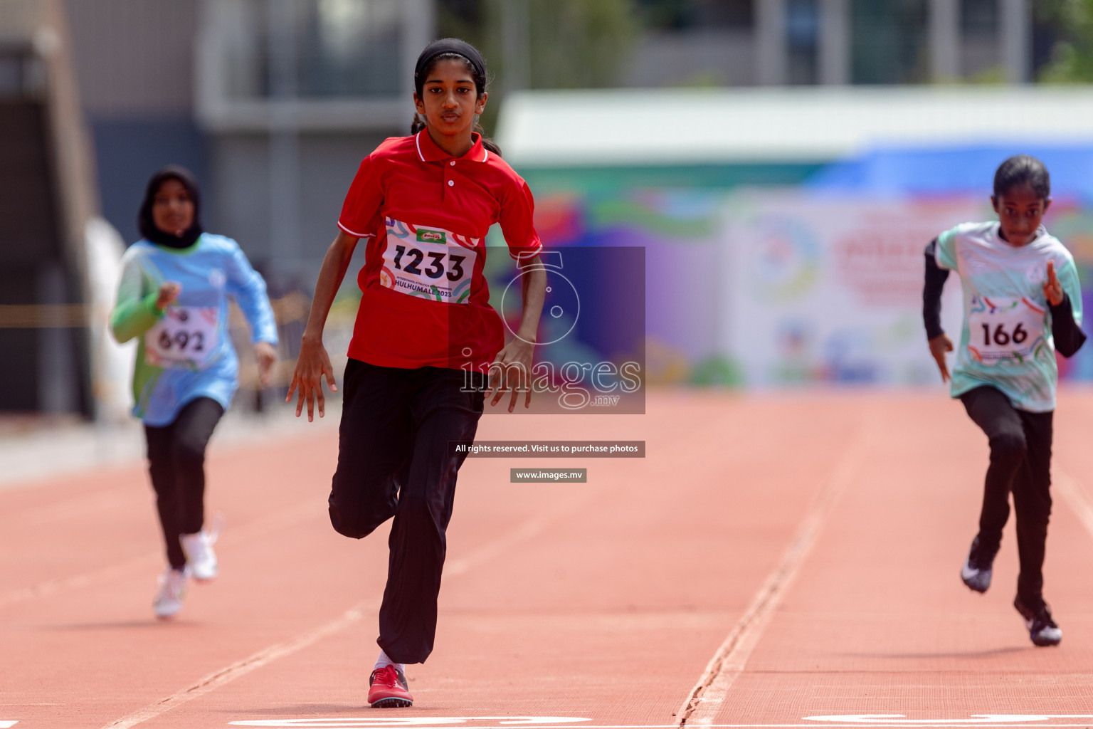 Day two of Inter School Athletics Championship 2023 was held at Hulhumale' Running Track at Hulhumale', Maldives on Sunday, 15th May 2023. Photos: Shuu/ Images.mv