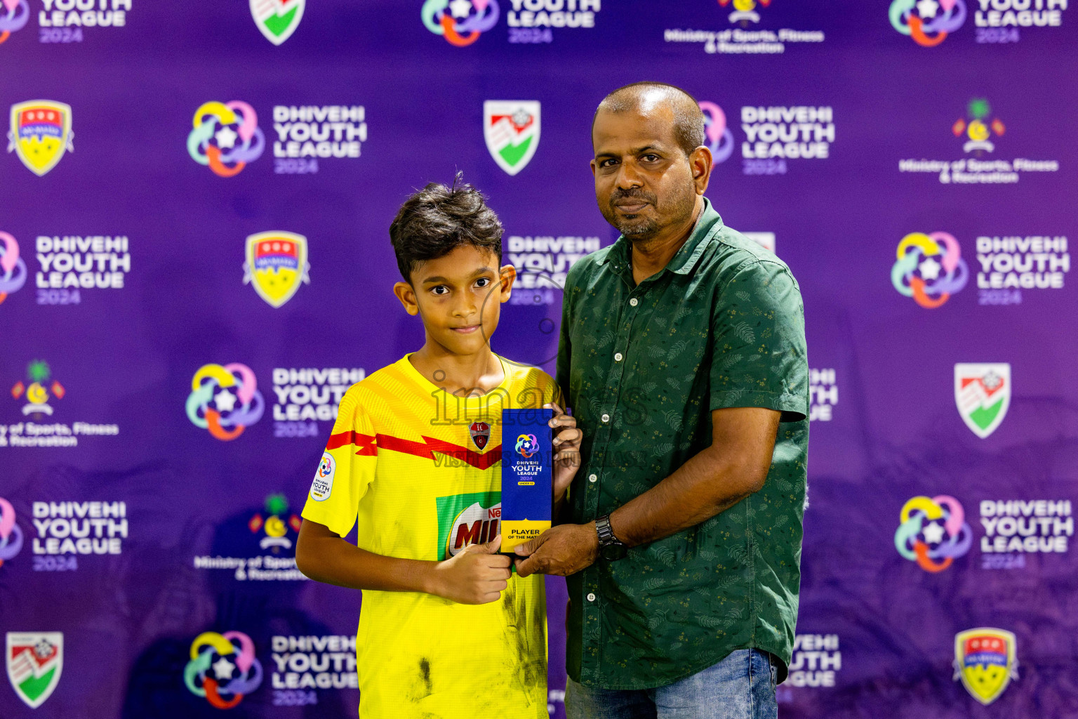 Under 12 Victory vs TC on day 3 of Dhivehi Youth League 2024 held at Henveiru Stadium on Saturday, 23rd November 2024. Photos: Nausham Waheed/ Images.mv