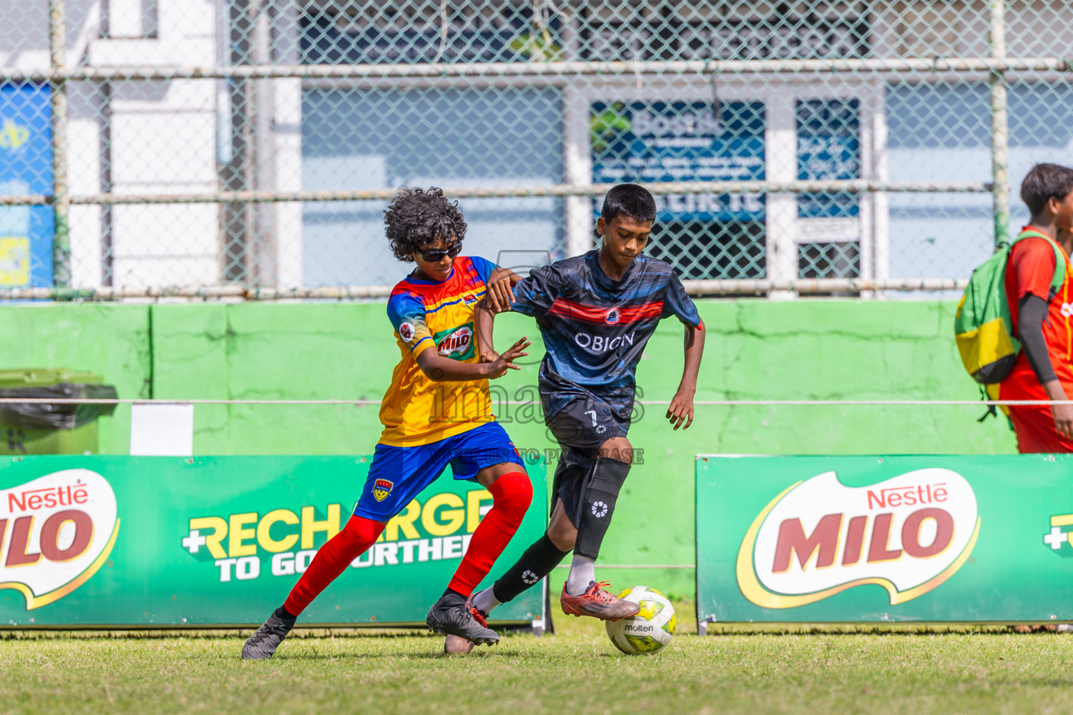 Day 4 of MILO Academy Championship 2025 (U14) was held on Sunday, 2nd November 2025 at Henveiru Football Grounds, Male', Maldives . 
Photos: Ismail Thoriq / images.mv