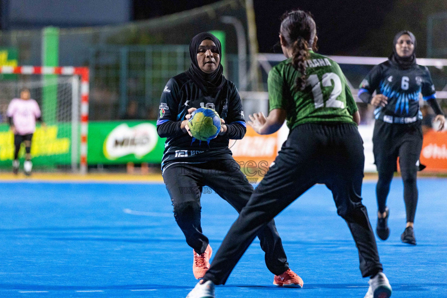 Day 20 of 10th National Handball Tournament 2023, held in Handball ground, Male', Maldives on Wednesday, 20th December 2023 Photos: Nausham Waheed/ Images.mv