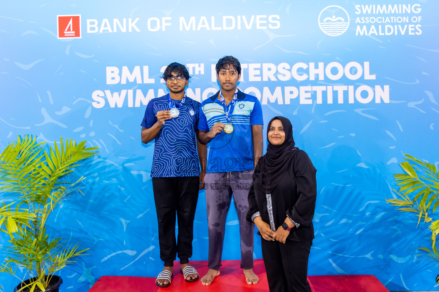 Day 4 of 20th Inter-school Swimming Competition 2024 held in Hulhumale', Maldives on Tuesday, 15th October 2024. Photos: Nausham Waheed / images.mv