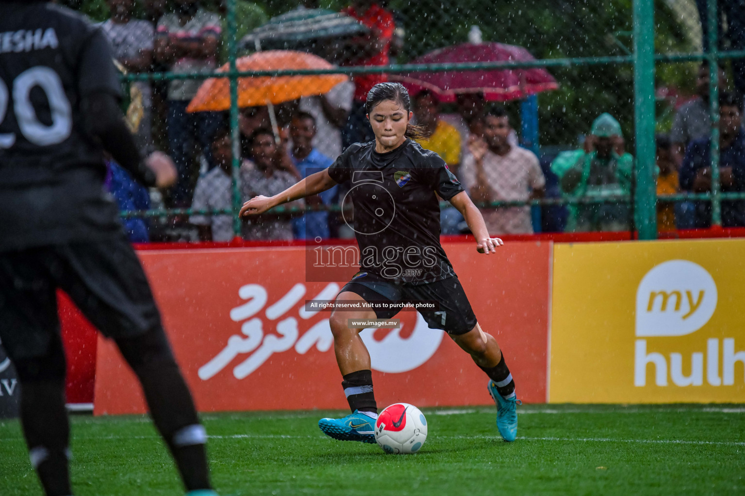 DSC vs Club MYS in Eighteen Thirty Women's Futsal Fiesta 2022 was held in Hulhumale', Maldives on Friday, 14th October 2022. Photos: Nausham Waheed / images.mv