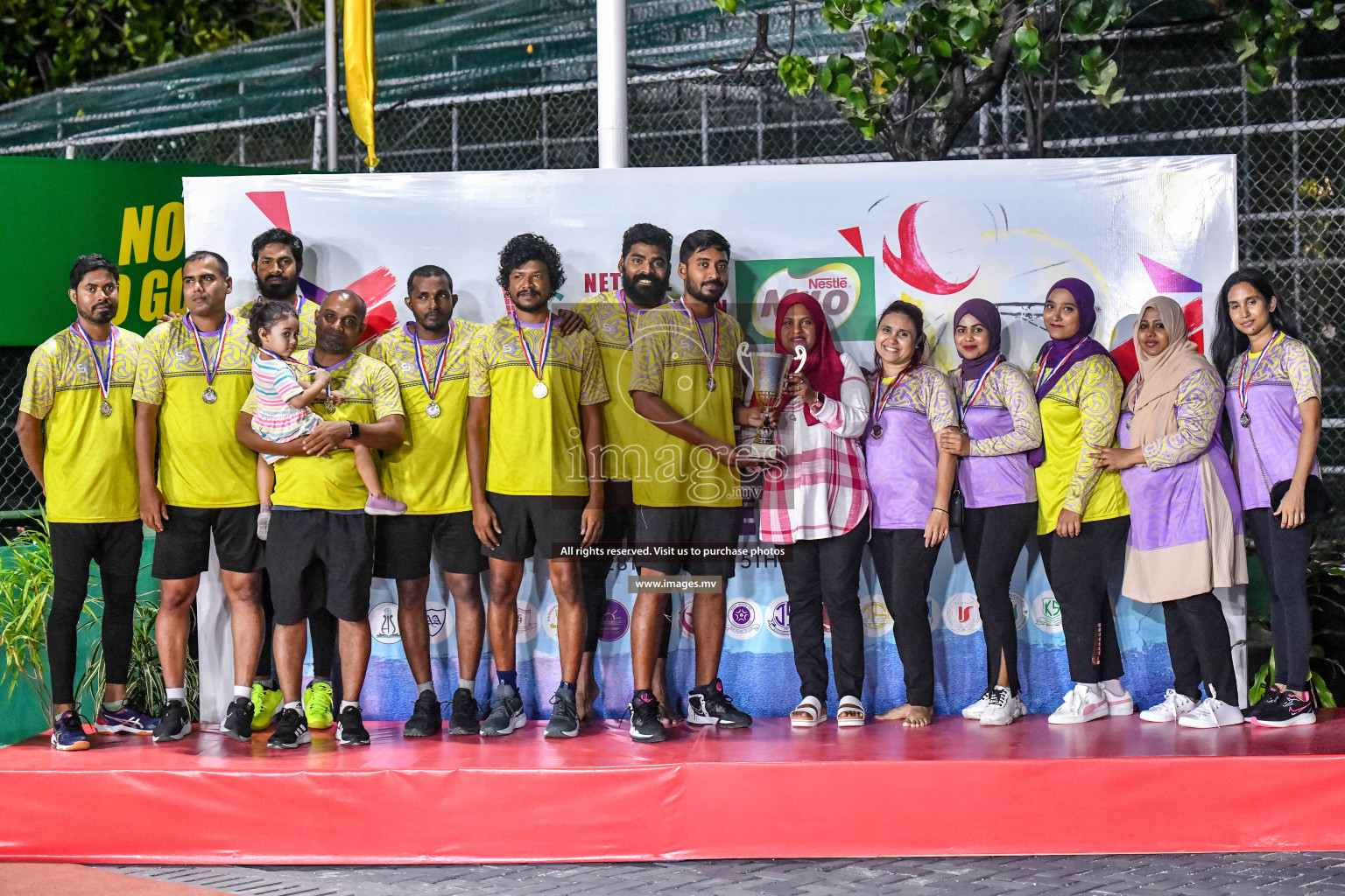 Final of Inter-School Parents Netball Tournament was held in Male', Maldives on 4th December 2022. Photos: Nausham Waheed / images.mv