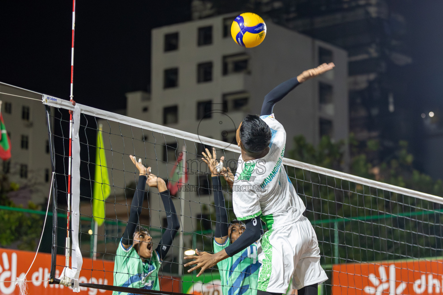 Day 4 of Interschool Volleyball Tournament 2024 was held in Ekuveni Volleyball Court at Male', Maldives on Sunday, 26th November 2024. Photos: Mohamed Mahfooz Moosa / images.mv