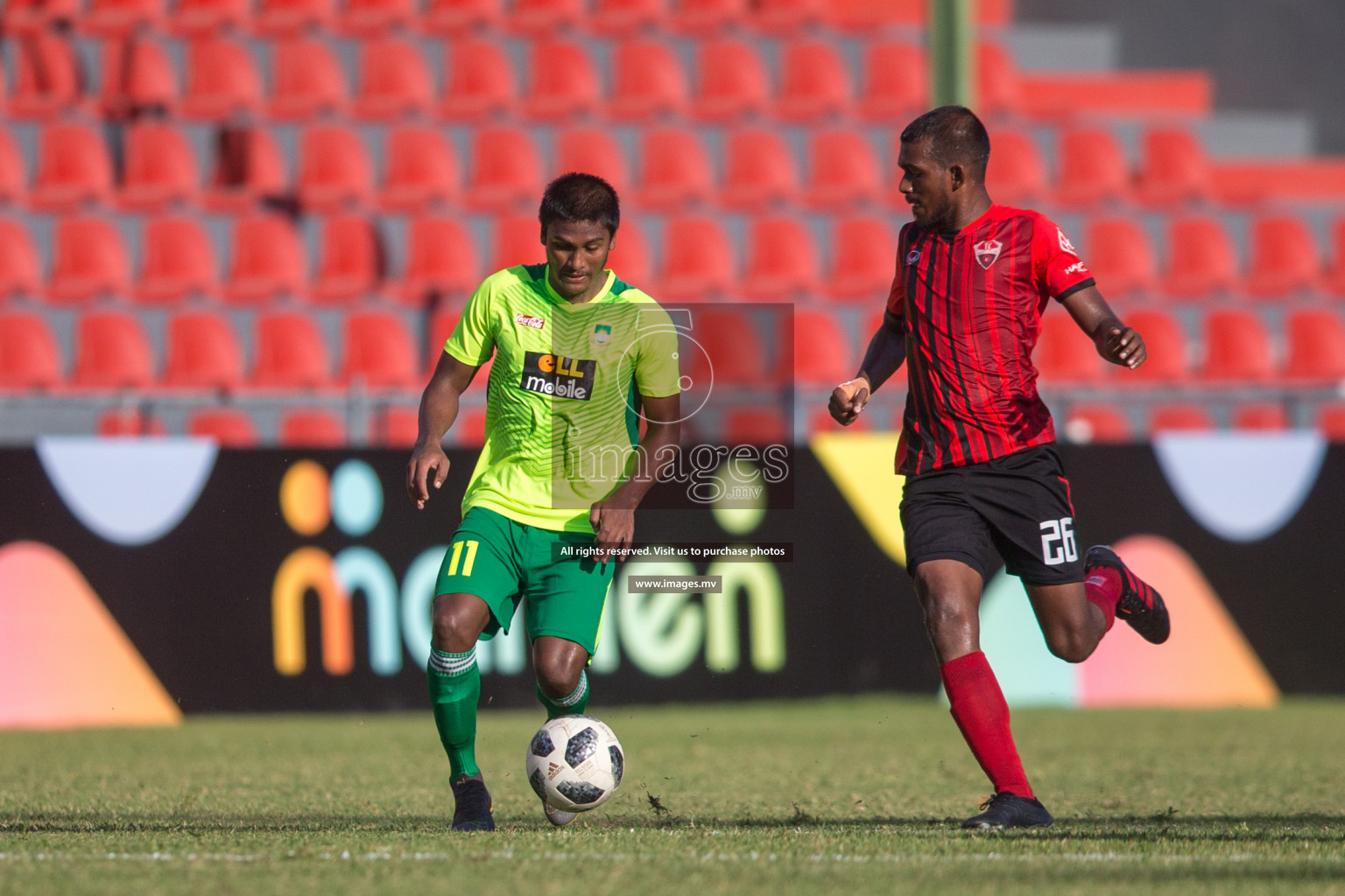 Maziya SR vs TC SC in Dhiraagu Dhivehi Premier League 2019 held in Male', Maldives on 4th July 2019 Photos: Ismail Thoriq/images.mv