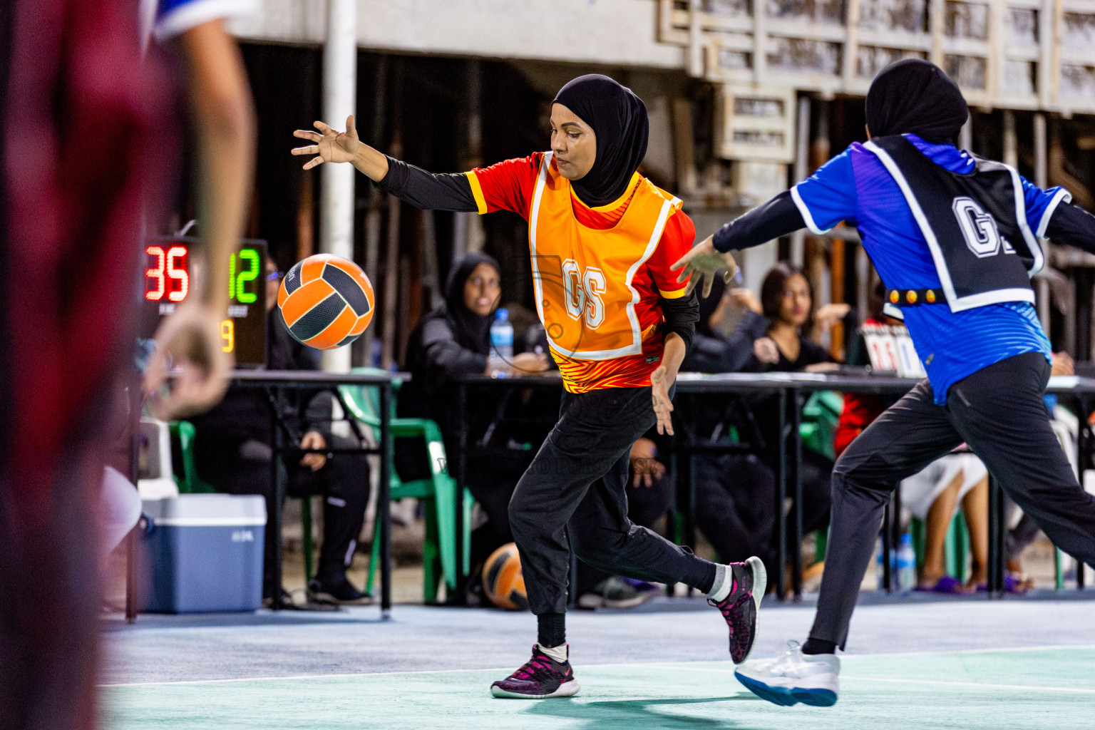 Day 1 of 23rd Netball Association Championship was held in Ekuveni Netball Court at Male', Maldives on Thursday, 27th April 2024. Photos: Nausham Waheed / images.mv