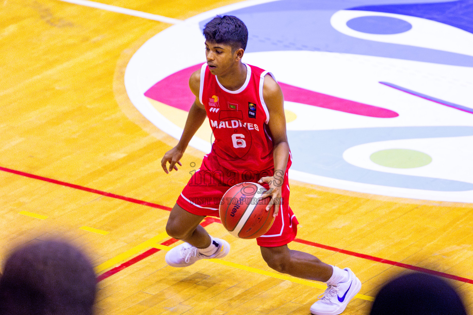 Maldives vs SriLanka in Day 1 of Under 16 Asian Cup SABA Qualifiers 2025 was held in Social Center, Male', Maldives on 12th June 2025. Photos: Nausham Waheed / images.mv