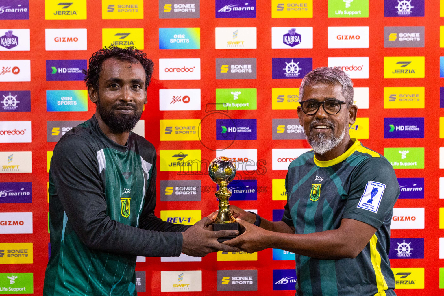 HDh Hanimaadhoo vs HDh Vaikaradhoo in Day 6 of Golden Futsal Challenge 2024 was held on Saturday, 20th January 2024, in Hulhumale', Maldives
Photos: Ismail Thoriq / images.mv