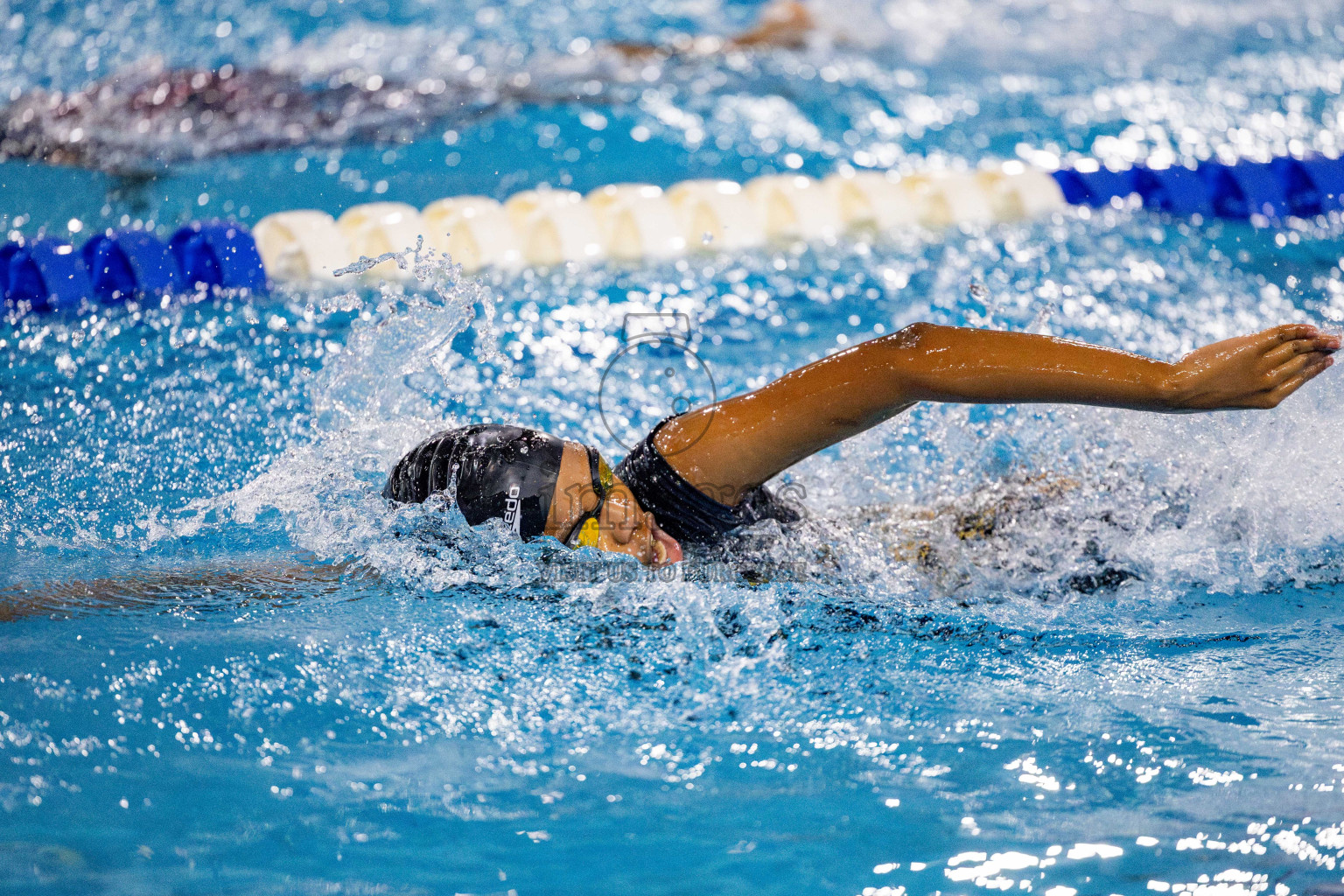 Day 4 of National Swimming Championship 2024 held in Hulhumale', Maldives on Monday, 16th December 2024. Photos: Hassan Simah / images.mv