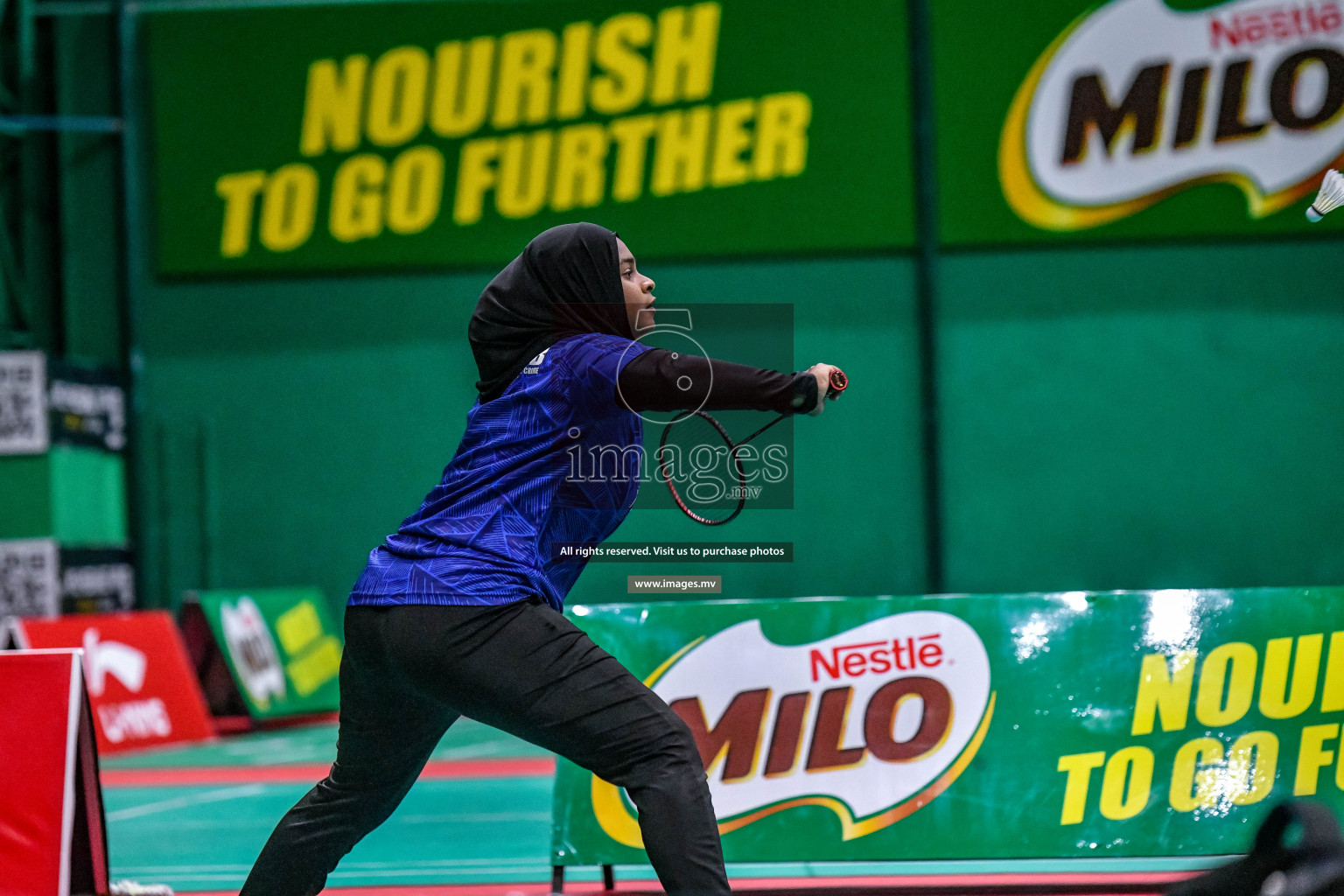 Final of 6th Office Company Badmintion Championship held in Male', Maldives Photos: Nausham Waheed / Images.mv