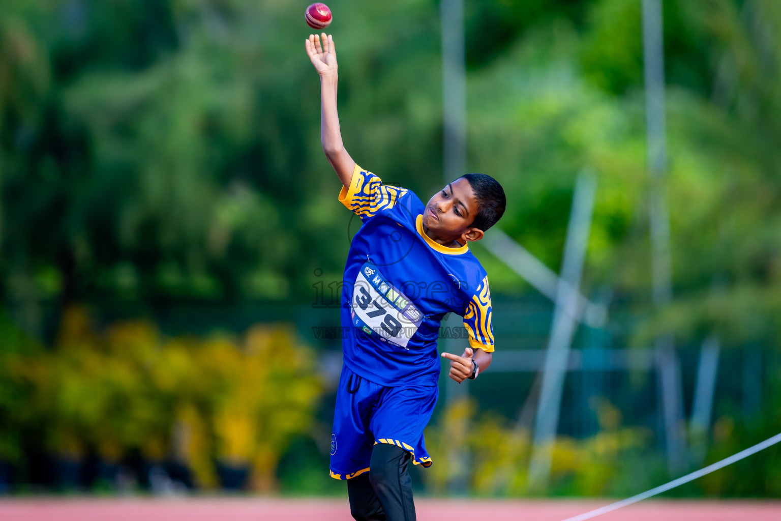 Day 6 of MWSC Interschool Athletics Championships 2024 held in Hulhumale Running Track, Hulhumale, Maldives on Thursday, 14th November 2024. Photos by: Nausham Waheed / Images.mv