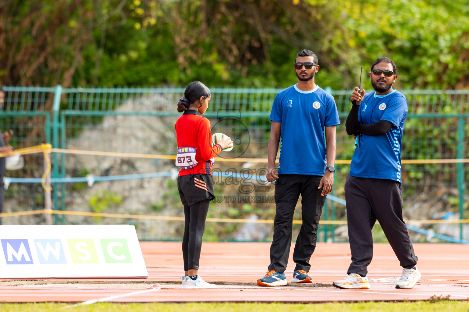 Day 2 of MWSC Interschool Athletics Championships 2024 held in Hulhumale Running Track, Hulhumale, Maldives on Sunday, 10th November 2024.
Photos by: Ismail Thoriq / Images.mv