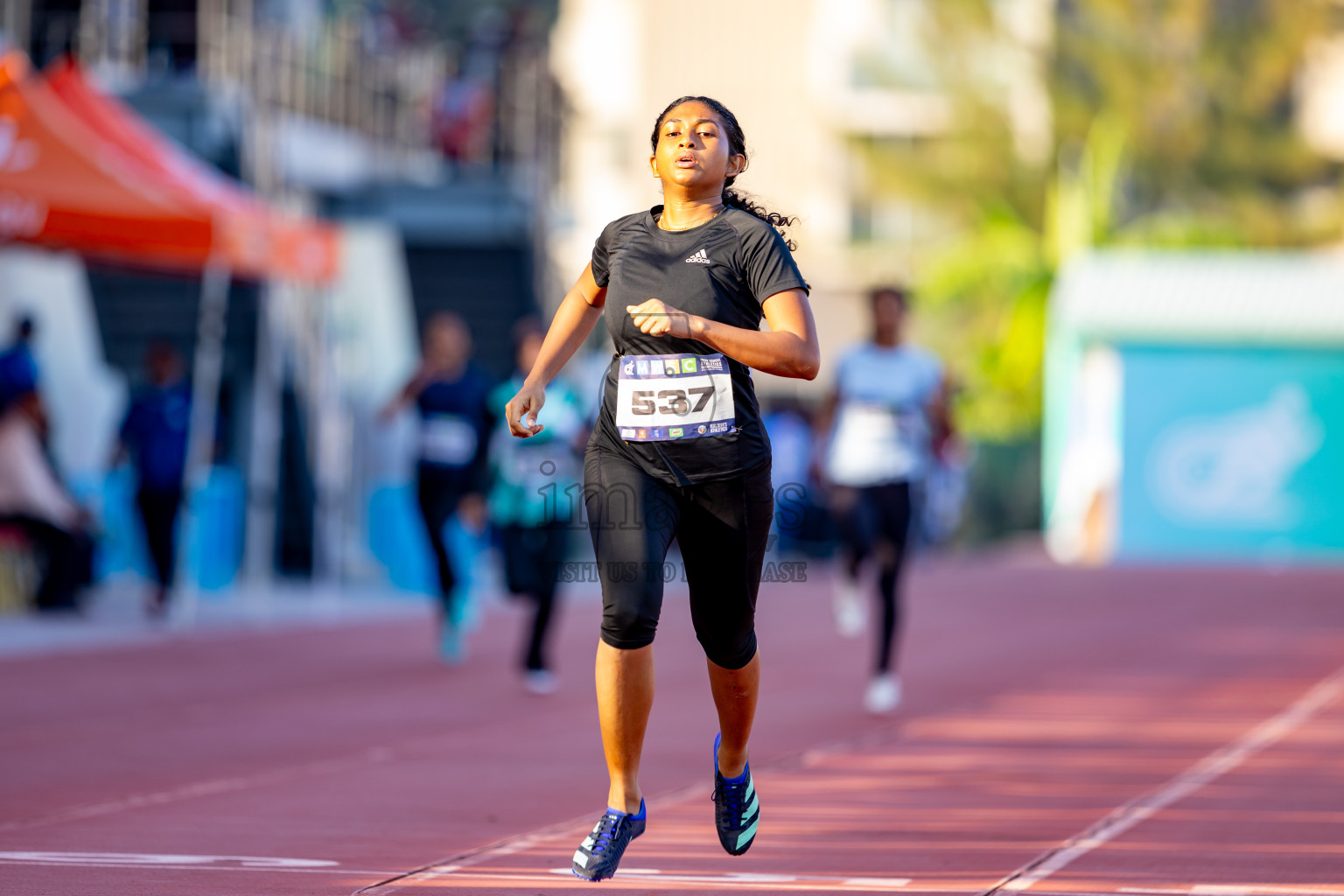 Day 4 of MWSC Interschool Athletics Championships 2024 held in Hulhumale Running Track, Hulhumale, Maldives on Tuesday, 12th November 2024. Photos by: Nausham Waheed / Images.mv