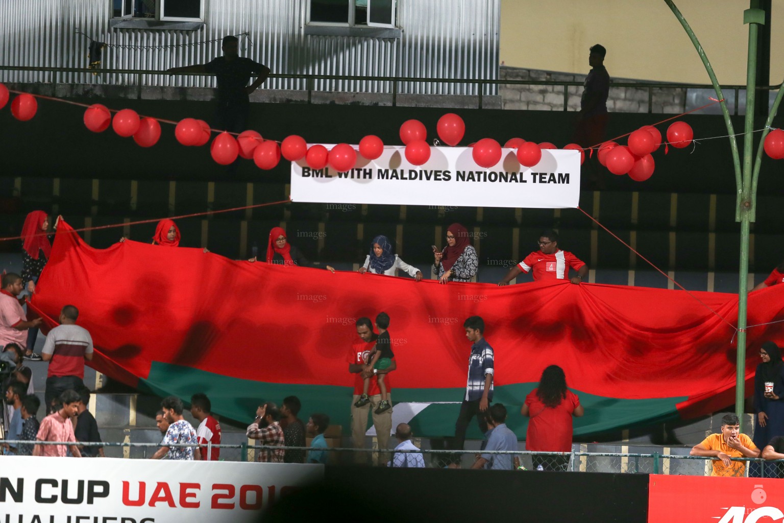 Asian Cup Qualifier between Maldives and Oman in National Stadium, on 10 October 2017 Male' Maldives. ( Images.mv Photo: Abdulla Abeedh )