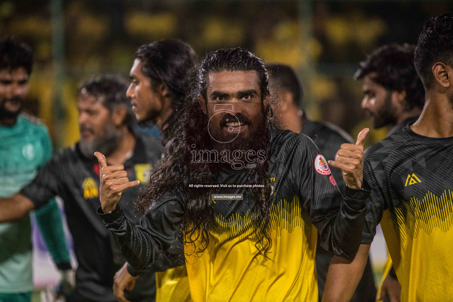 RRC Vs FSM in the Semi Finals of Club Maldives 2021 held in Hulhumale, Maldives on 19 December 2021. Photos: Nausham Waheed / images.mv