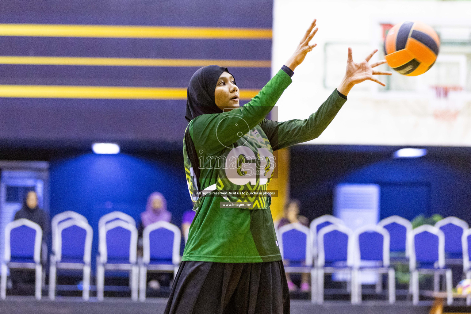 Day4 of 24th Interschool Netball Tournament 2023 was held in Social Center, Male', Maldives on 30th October 2023. Photos: Nausham Waheed / images.mv