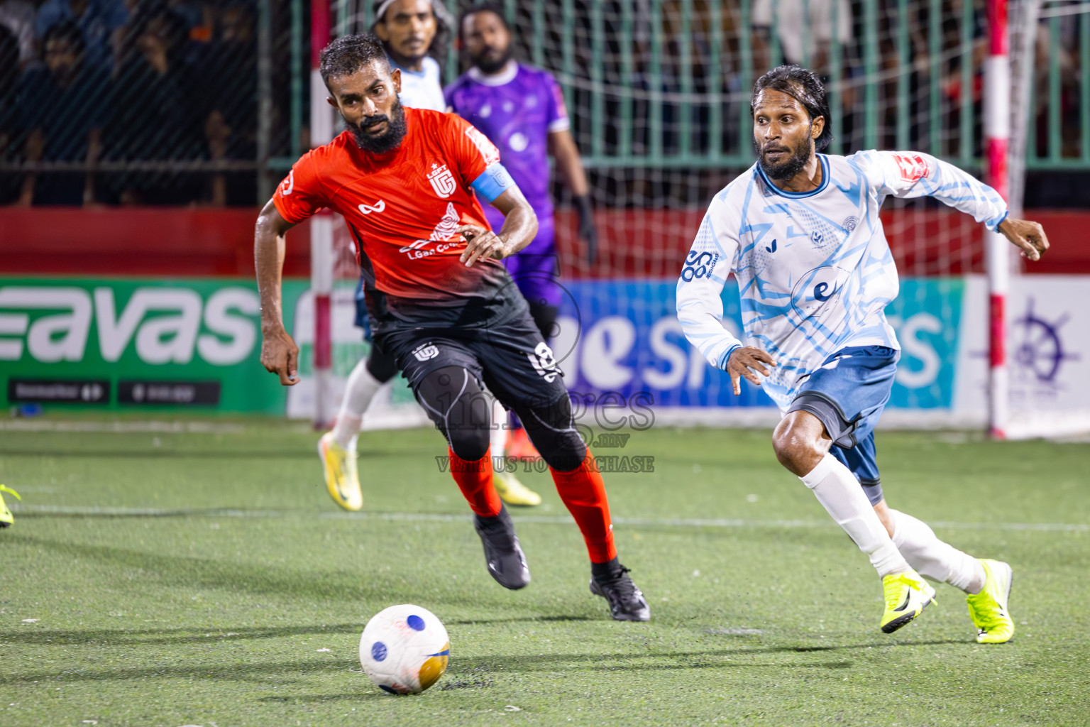 L Gan vs L Maabaidhoo in Day 14 of Golden Futsal Challenge 2025 was held on Saturday, 18th January 2025, in Hulhumale', Maldives. Photos: Ismail Thoriq / images.mv