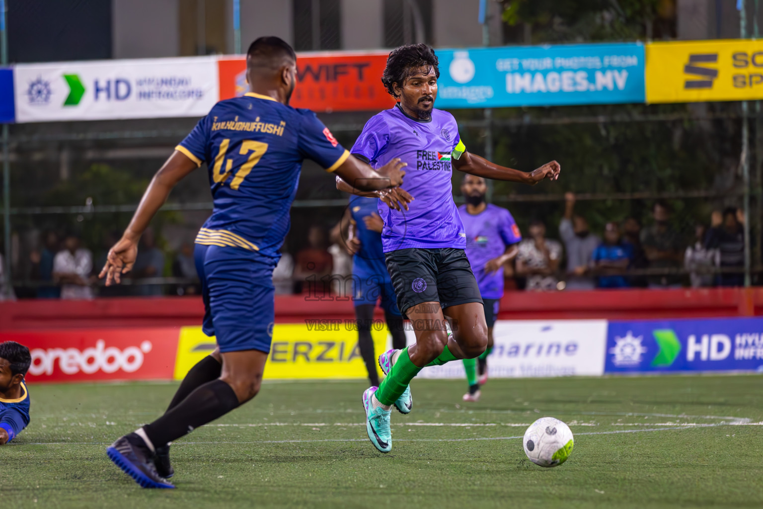 HDh Kulhudhuffushi vs HDh Neykurendhoo in Day 10 of Golden Futsal Challenge 2024 was held on Tuesday, 23rd January 2024, in Hulhumale', Maldives
Photos: Ismail Thoriq / images.mv