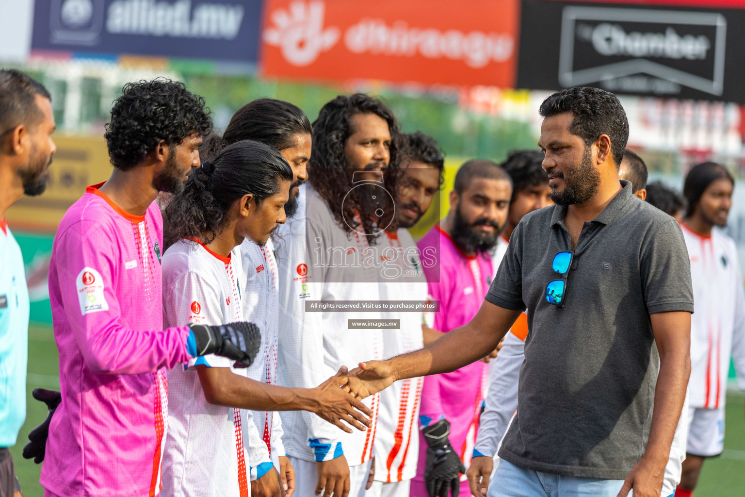 Customs RC vs ERFC in Club Maldives Cup 2023 held in Hulhumale, Maldives, on Monday, 24th July 2023. Photos: Ismail Thoriq / images.mv