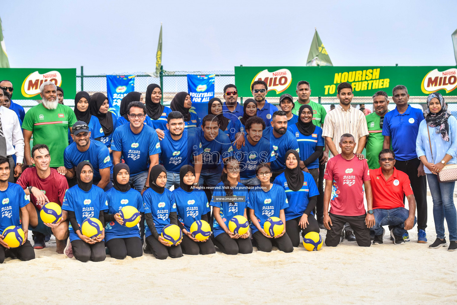 Vollyball players trainning session with Giba Photos by Nausham waheed