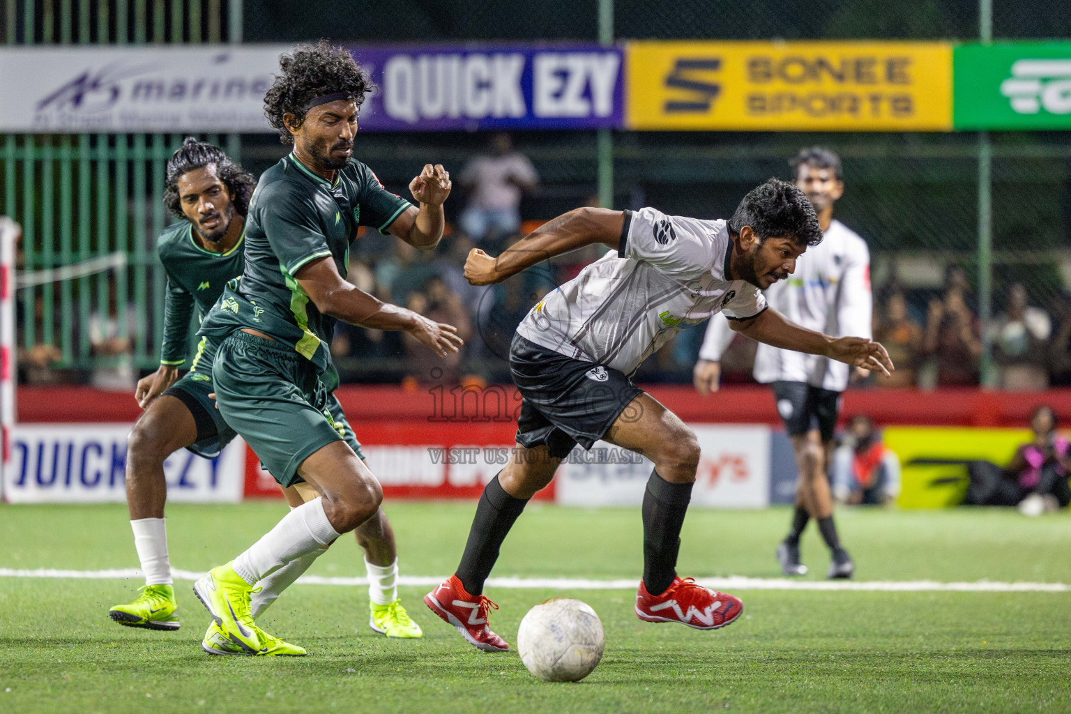 N Miladhoo vs Sh Milandhoo in zone round on Day 29 of Golden Futsal Challenge 2025 was held on Sunday , 2nd February 2025, in Hulhumale', Maldives. Photos: Shuu Abdul Sattar / images.mv