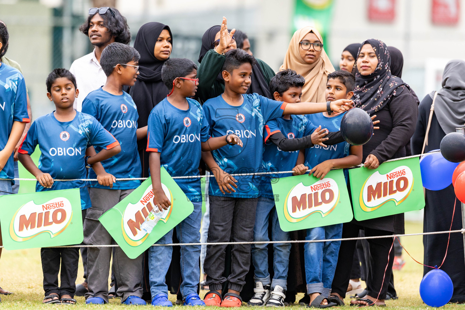 Day 3 of MILO SVAM Juniors 2025 (U-8) was held at Henveiru Stadium in Male', Maldives on Saturday, 28th June 2025. 
Photos: Hassan Simah / images.mv