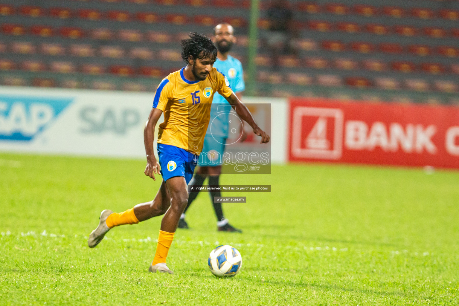 Club Valencia vs United Victory in the President's Cup 2021/2022 held in Male', Maldives on 19 December 2021